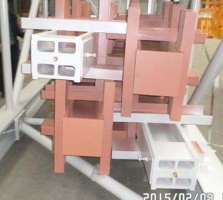 Pintura epoxi de acero para fijar ángulos para grúa de torre Comedil
