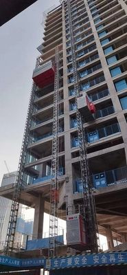 Buen precio SCE400G galvanizado en caliente elevador para personal de construcción en línea