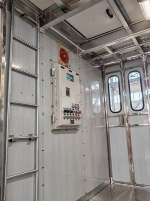 Explosion Proof Material & Passenger Hoist For Refineries, Gas Station And Chemical Plants With Floor Landing Gates