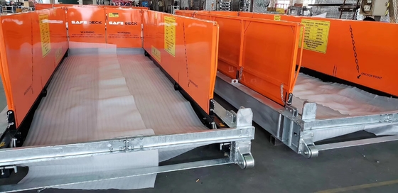 Plataforma de carga de grúa retráctil de 3200 mm de ancho Cantideck MLP3200
