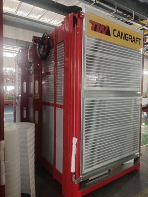 Buen precio Elevador de construcción con soporte y piñón, 110 kW, altura de elevación de 300 m, galvanizado en caliente, elevador con soporte y piñón de 300 m, en línea