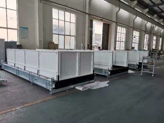 Pintura epoxi 5000kg Material plataforma de carga retráctil acero Q355B