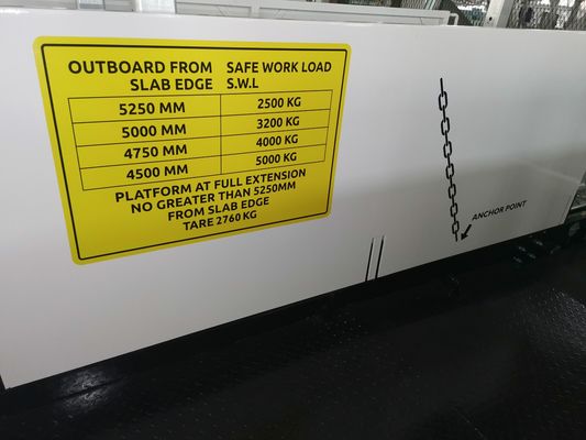 plataformas Superdeck retractable MLP4200 del cargamento de la construcción de la anchura de 4200m m