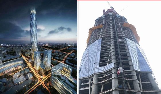 Buen precio elevador de elevación con motor de construcción de bóveda en línea