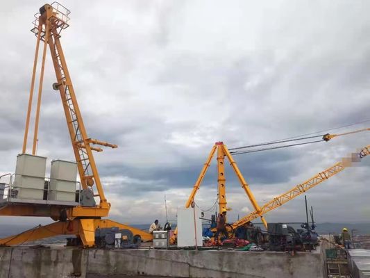 Control del inversor 60HZ grúa de torre de construcción de 3 toneladas para elevación de techos
