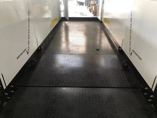 Plataforma de carga de extractor de 5000 kg y 4,2 m para obras de construcción de varios pisos
