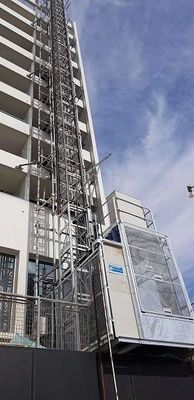 Buen precio Caja de engranajes de bisel Motor Construcción Elevador elevador, CE Buck Elevador elevador en línea