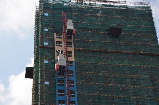 Transporte vertical 300m Edificio Construcción Elevador 1600kg