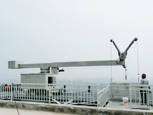 Buen precio Unidad de mantenimiento de edificios de 500 metros de altura con una góndola de aluminio de 300 kg instalada permanentemente en la parte superior del edificio en línea