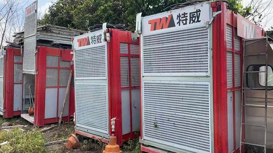 Material de pasajeros 37kw Edificio Construcción Elevador de carga Bevel Hecial caja de engranajes/elevador de construcción para la construcción